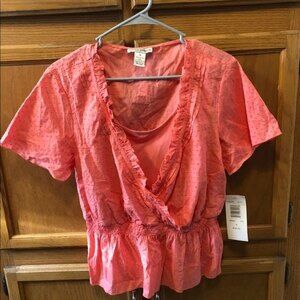Michele Michelle size medium blouse